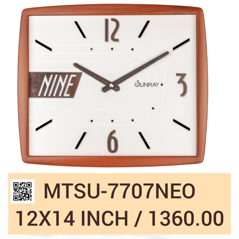 SUNRAY Wall Clock 7707 NEO