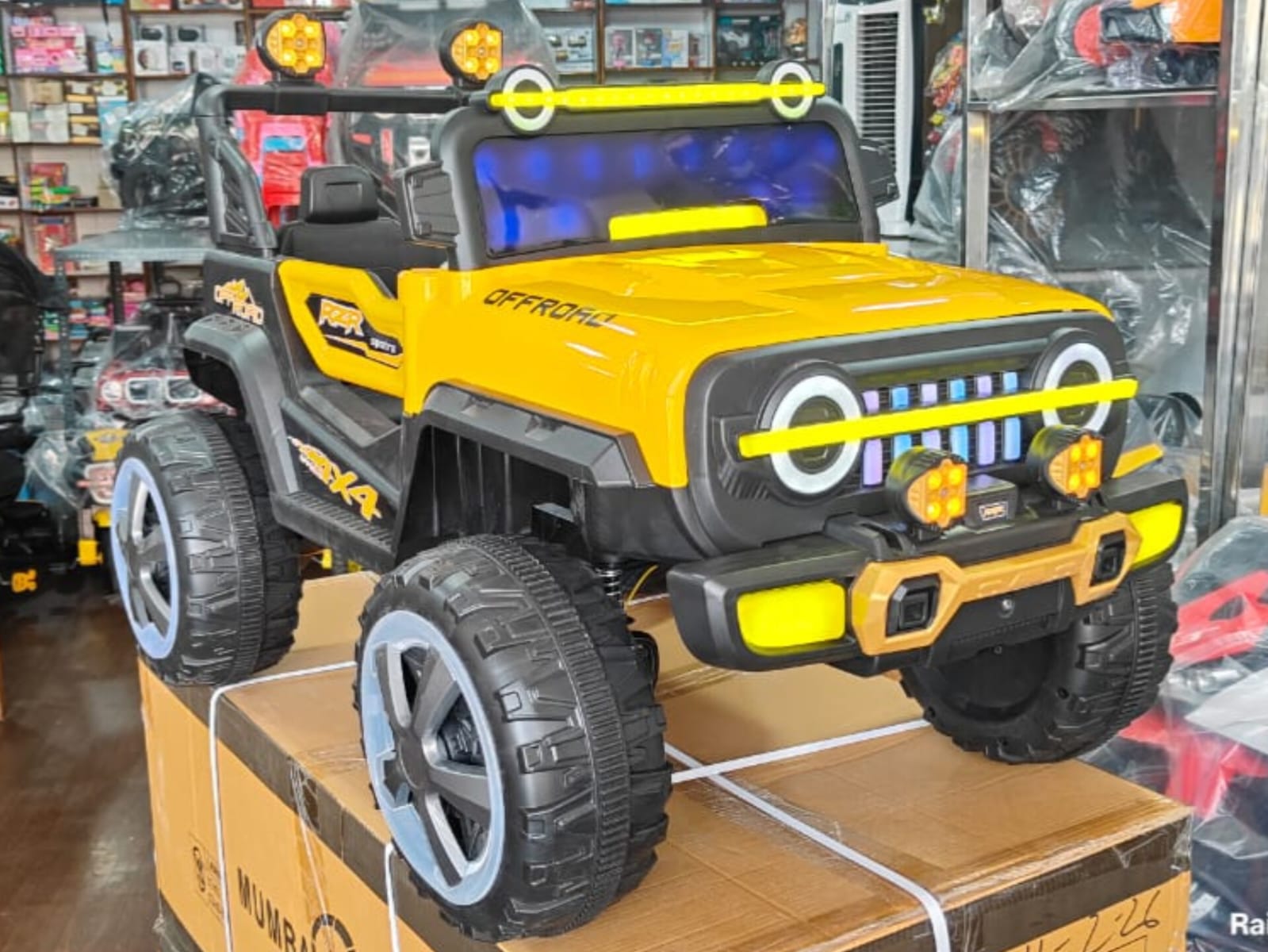 Thar-Inspired 'Monster Raider' 4x4 Off-Road Ride-On Jeep (Premium Edition)