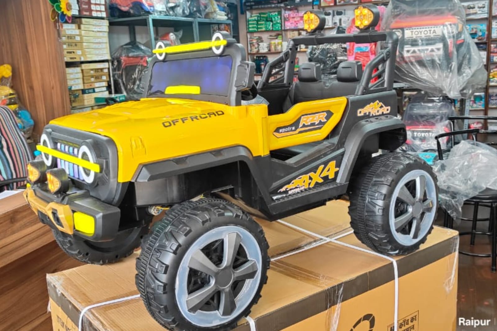 Thar-Inspired 'Monster Raider' 4x4 Off-Road Ride-On Jeep (Premium Edition)