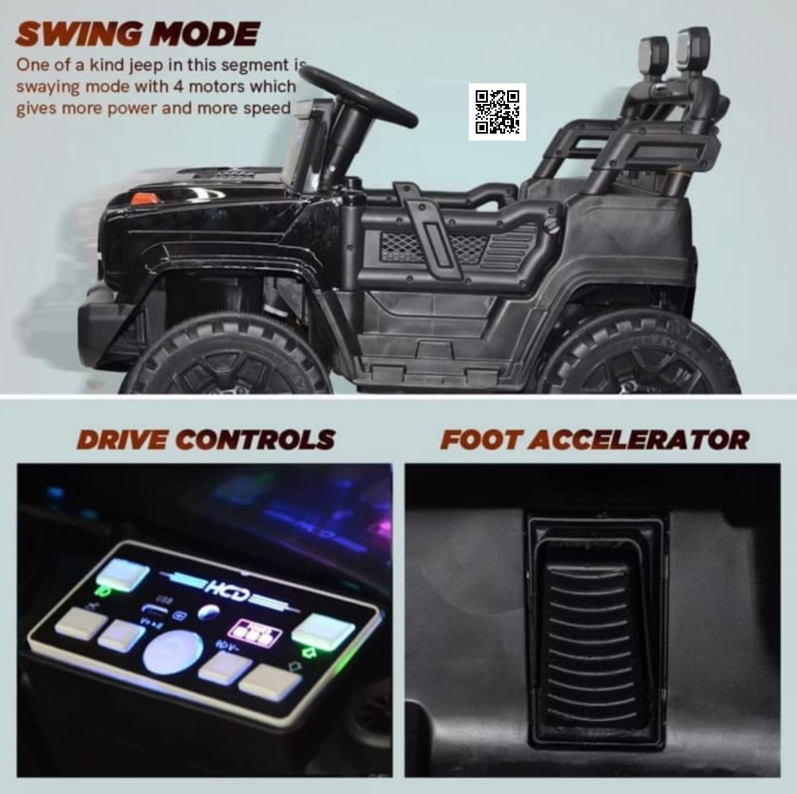 Mercedes G-Wagon Style "Elite 4x4" Ride-On Jeep