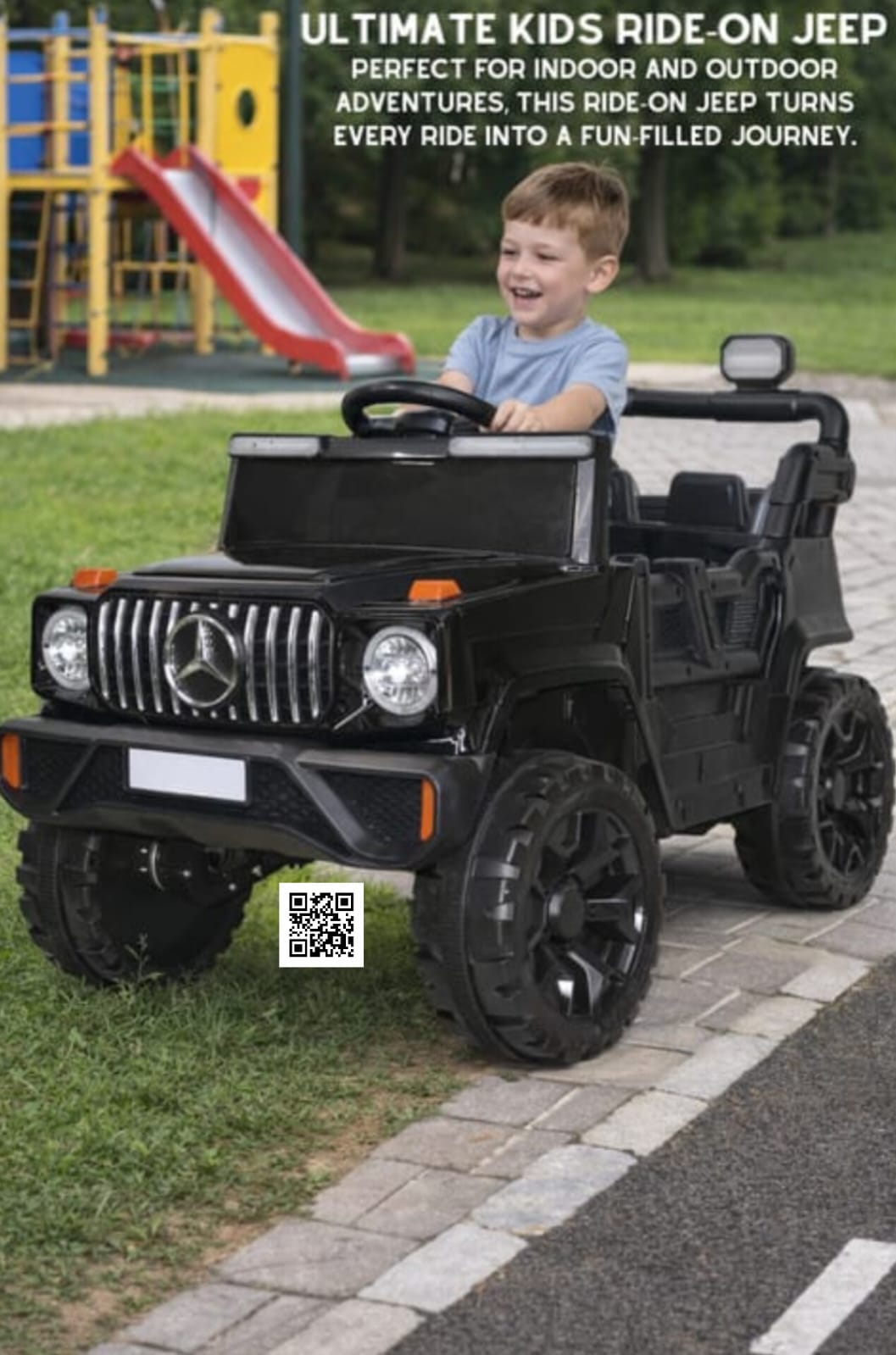Mercedes G-Wagon Style "Elite 4x4" Ride-On Jeep